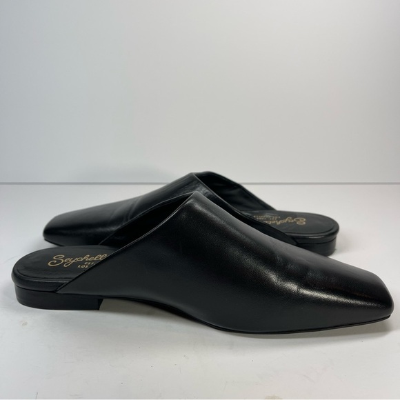 Seychelles Women’s Vice Square Toe Classic Mule Black Leather Size 7.5M - Picture 8 of 11